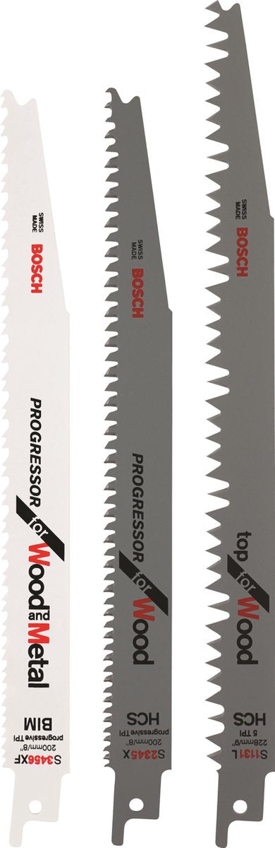 Bosch Zubehör Säbelsägeblatt-Set | 3-teilig - 2609256797