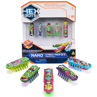 Hexbots Nano Geschenkpaket 5er Pack (1x Flash Nano, 4x Nano)