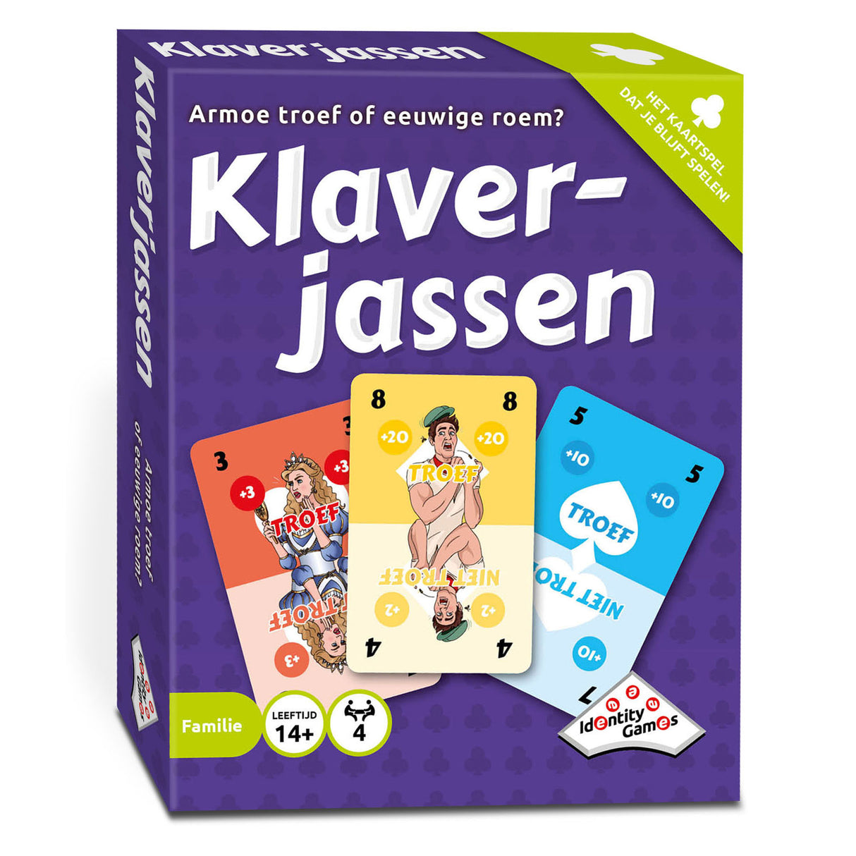 Identitetsspel Klaverjassen -kortspel