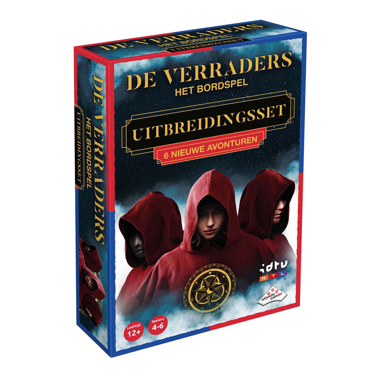 Die Identitätsspiele-Erweiterung „Die Verräter“ stellt das Brettspiel dar