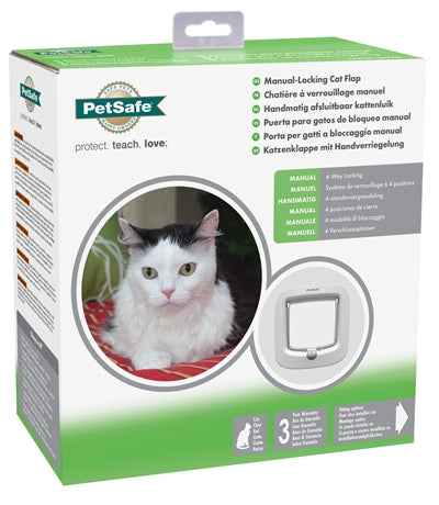 Petsafe kattflik upp till 7 kg manuellt vit