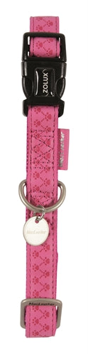 Macleather collar rosa