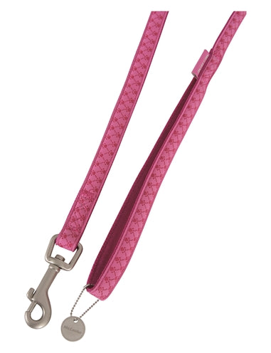 Laufleine aus Macleather in Rosa