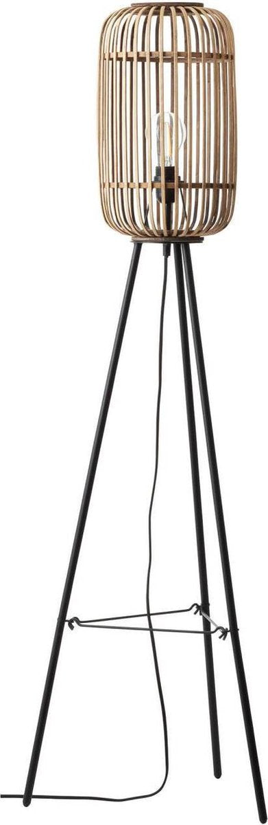 Brilliant Woodrow – Stehleuchte – E27 max. 1 x 40 W – hellbraun