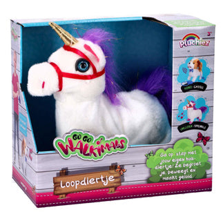 Pluchiez Go Go Walkimals interaktives Einhorn-Kuscheltier