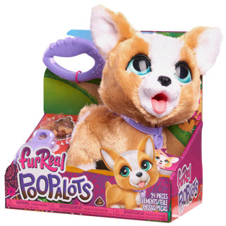 Spielen Sie einfach Furreal Poopalots Corgi Welpe – interaktives Plüschtier