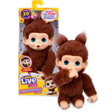 Little Live Pets My Baby Mini-Affe, braune Kirsche | 3 Stück