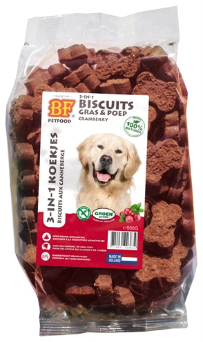 Biofood 3 in 1 dog biscuits with cranberry