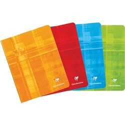 Geniete schriften 392 16,5x21cm assorti geruit 5x5
