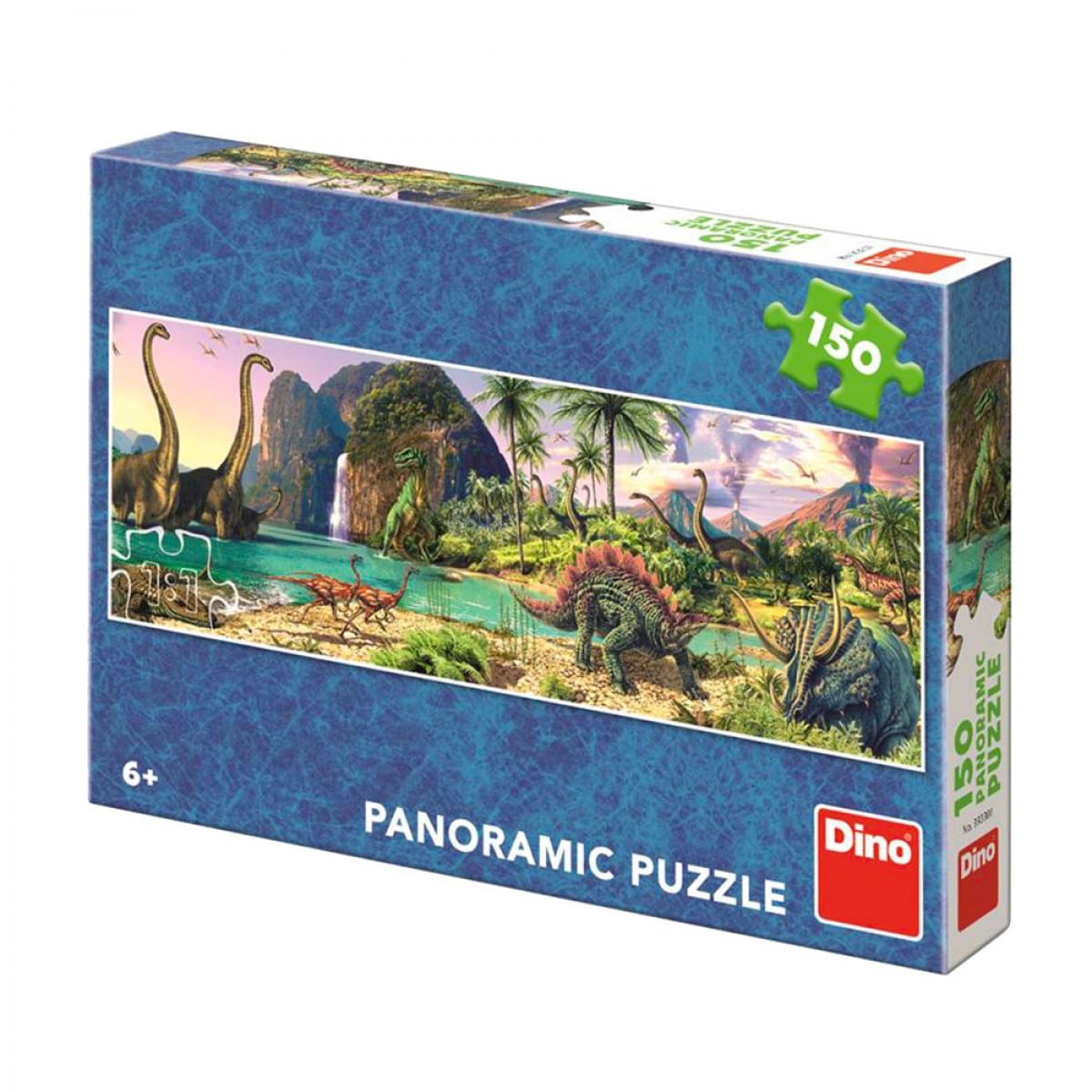 Dinotoys Dinosaurier-Panorama-Puzzle 150 Teile