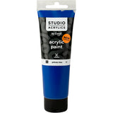 Creall Studio-Acrylfarbe, deckend, Phtaloblau (32), 120 ml, 1 Flasche