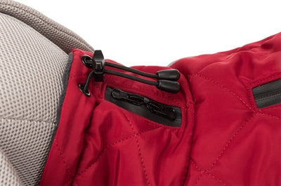 Trixie Hundemantel Minot Rot – wattiert, Fleece gefüttert, 33 cm
