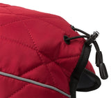 Trixie Hundemantel Minot Rot – wattiert, Fleece gefüttert, 33 cm