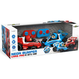 Gear2play RC Neon Bumper Cars Pro Duo Set – RC Formel 1 Battle Cars – Nehmen Sie an einem Crash-Duell teil!