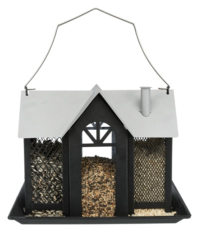 Trixie Feeding House Villa Metaal Black