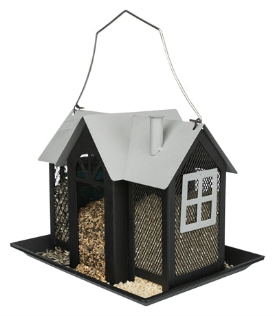 Trixie Feeding House Villa Metaal Black