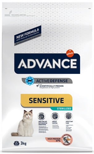 Advance Cat sterilizovaný citlivý losos