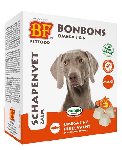 Bf petfood fåre dyrlæge maxi bonbons laks