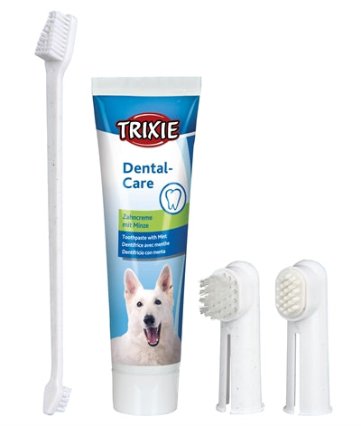 Trixie dental care set dog