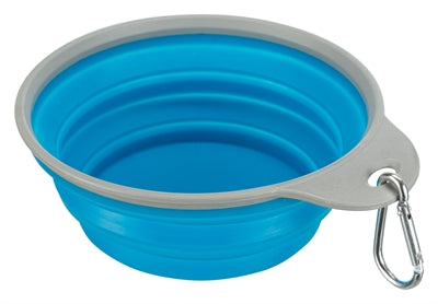 Trixie Food Bowl Drinking Bin Travel robust rand Silicone Sorti