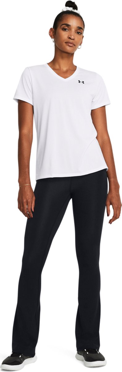 Under Armour Tech SSV – Solid-Wht Damen-Sportshirt – Weiß – Schwarz