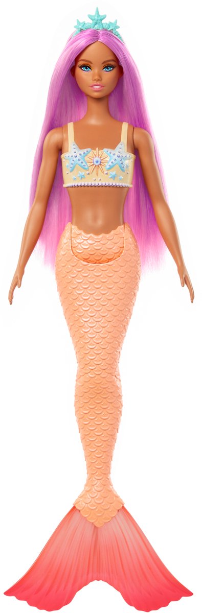 Barbie ein Hauch von Magie – orangefarbener Meerjungfrauenschwanz – Puppe