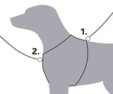 Trixie Dog Holder Premium Draw czarny szarość