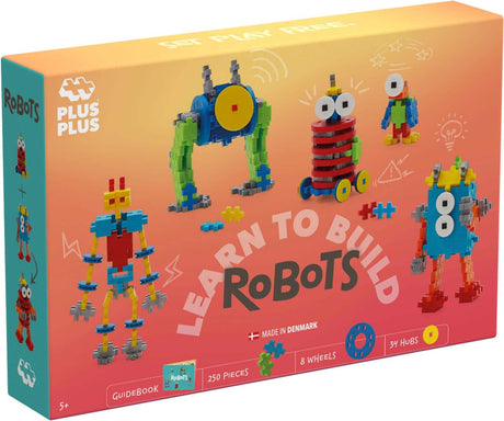 Plus-Plus Roboter bauen lernen 275-teiliger Bausatz – 3963 – Konstruktionsspielzeug – Konstruktionsspielzeug – Set mit Bausteinen – ab 5 Jahren
