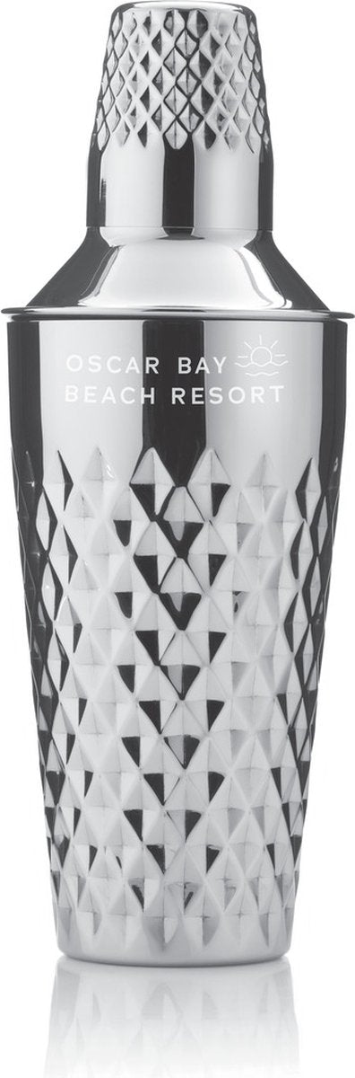 Viski facettierter Cocktailshaker – Edelstahl – 740 ml