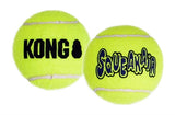 Kong Squeakair tennisbal geel met piep