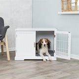 Trixie Bench Home Kennel Dog Cat White White