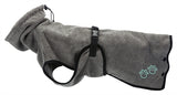 Trixie Bademantel Hundefrottee grau