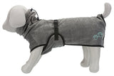 Trixie Bademantel Hundefrottee grau