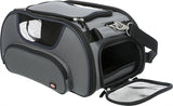 Trixie Hundetasche Flugzeugtasche Flügel grau schwarz