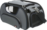 Trixie Hundetasche Flugzeugtasche Flügel grau schwarz