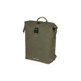 Basil Soho NordlichT Fahrrad Rucksack - Grün moderne Fahrradbeutel mit integrierter LED -Beleuchtung für Frauen und Männer #basil #fietsrugpak #GrosGroen