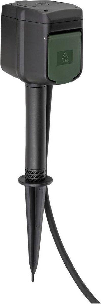 Brennerstuhl brennerstuhl | Smarte Outdoor-Steckdosenleiste IP44 mit Erdspieß und Montageplatte 1154540600