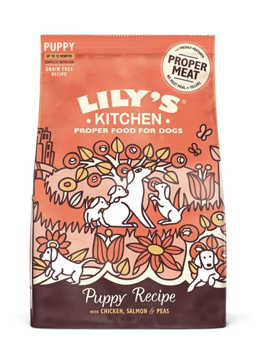 Lily's kitchen Dog puppy chicken salmon