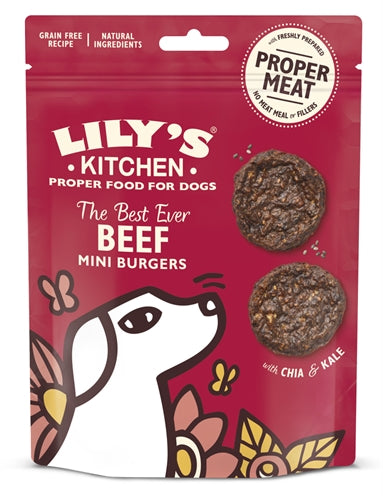 Lilys Küchenhund der beste Rindfleisch -Mini -Burger aller Zeiten