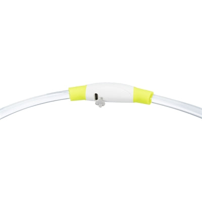 Trixie Leuchthalsband USB-Blitzlicht wiederaufladbar TPU grün