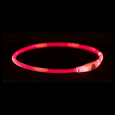 Trixie Leuchthalsband USB-Blitzlicht wiederaufladbar TPU Multi