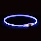 Trixie Leuchthalsband USB-Blitzlicht wiederaufladbar TPU Multi