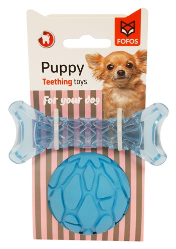 Fofos puppy bone and ball blue