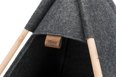 Trixie Katzenbett Tipi Filz Anthrazit