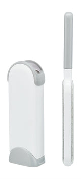 Brosse Trixie Harenflice avec station de nettoyage gris blanc