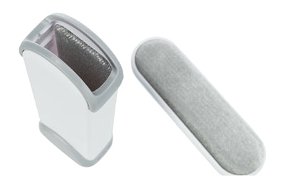 Brosse Trixie Harenflice avec station de nettoyage gris blanc