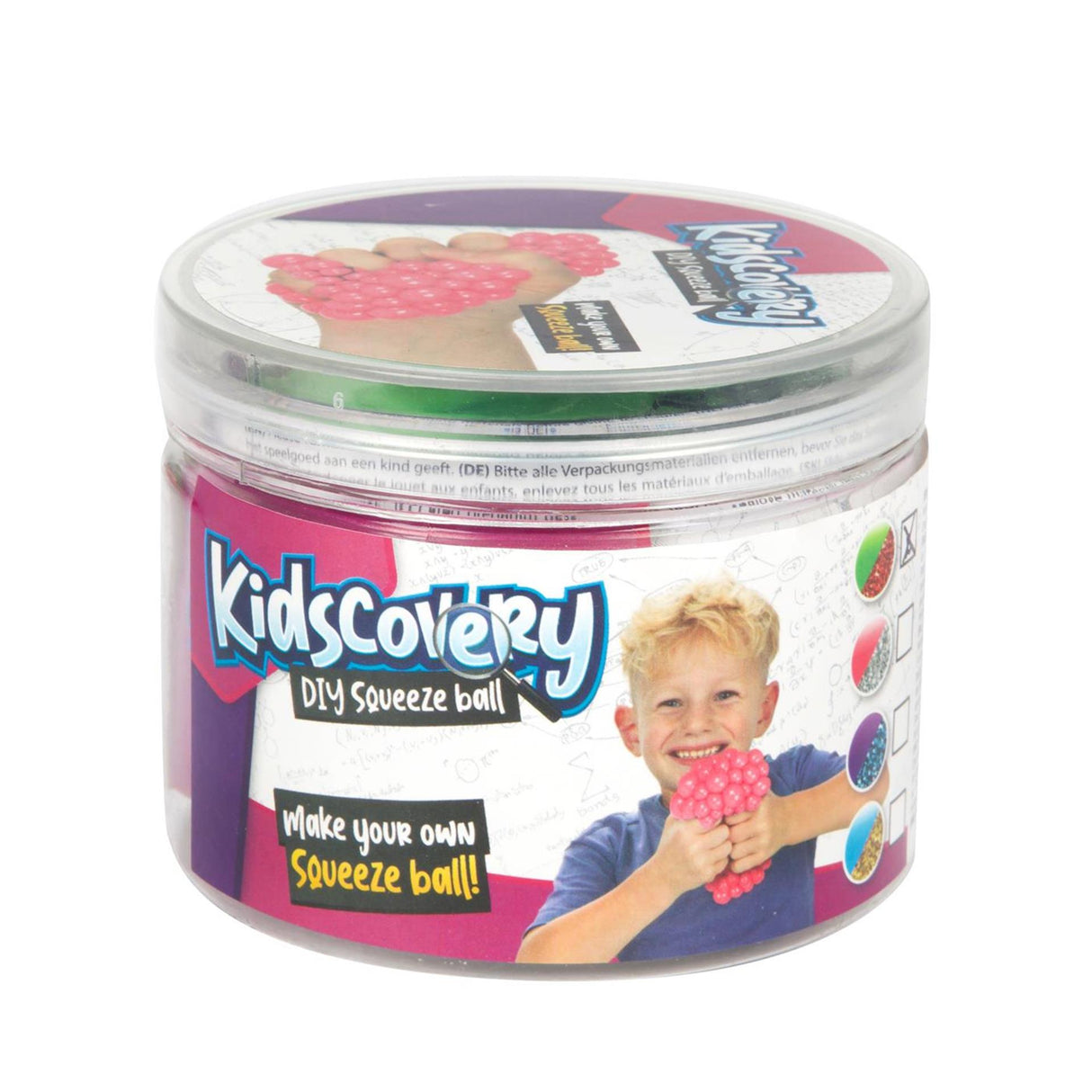 Toi-toys Kidscovery stellt einen Quetschball im Netz her, 4-fach sortiert