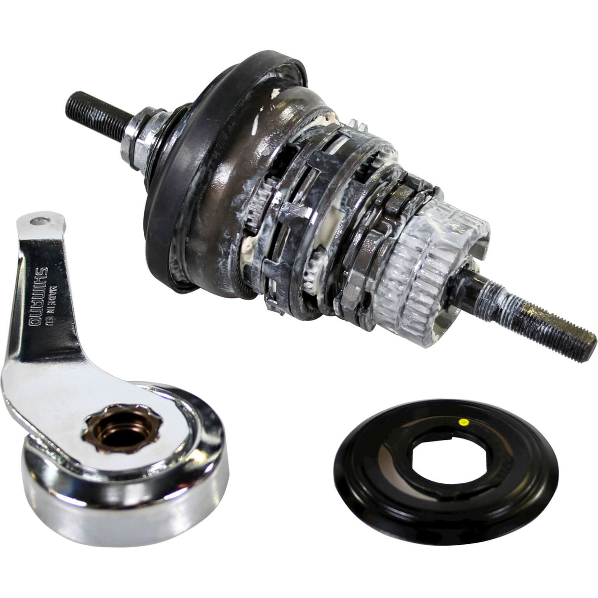 Shimano inne i Nexus 7V SG-C3001-7C-DX 175mm med Remarm