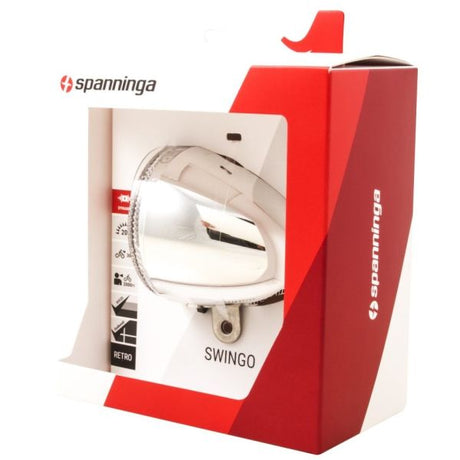 Spanninga Swingo Scheinwerfer Chrom Batt.