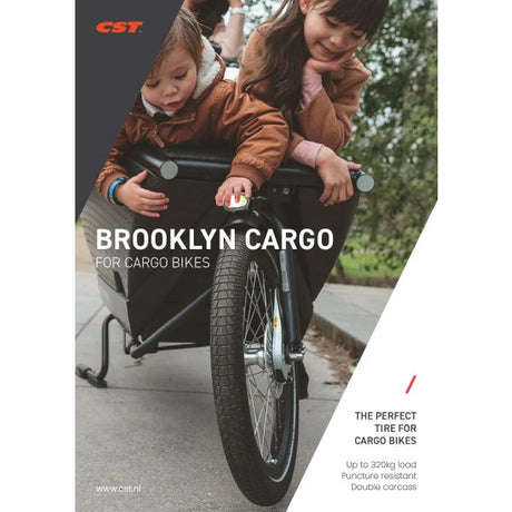 CST-Außenreifen Brooklyn Pro Cargo 20 x 2,15 55-406 – schwarz mit Reflexion